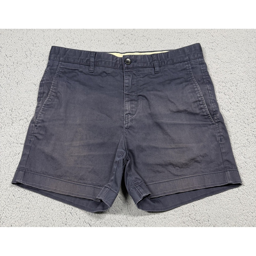 Acne Studios Shorts Womens 14 Blue Seymour Satin Chino Stretch Summer‎ 4 Inseam